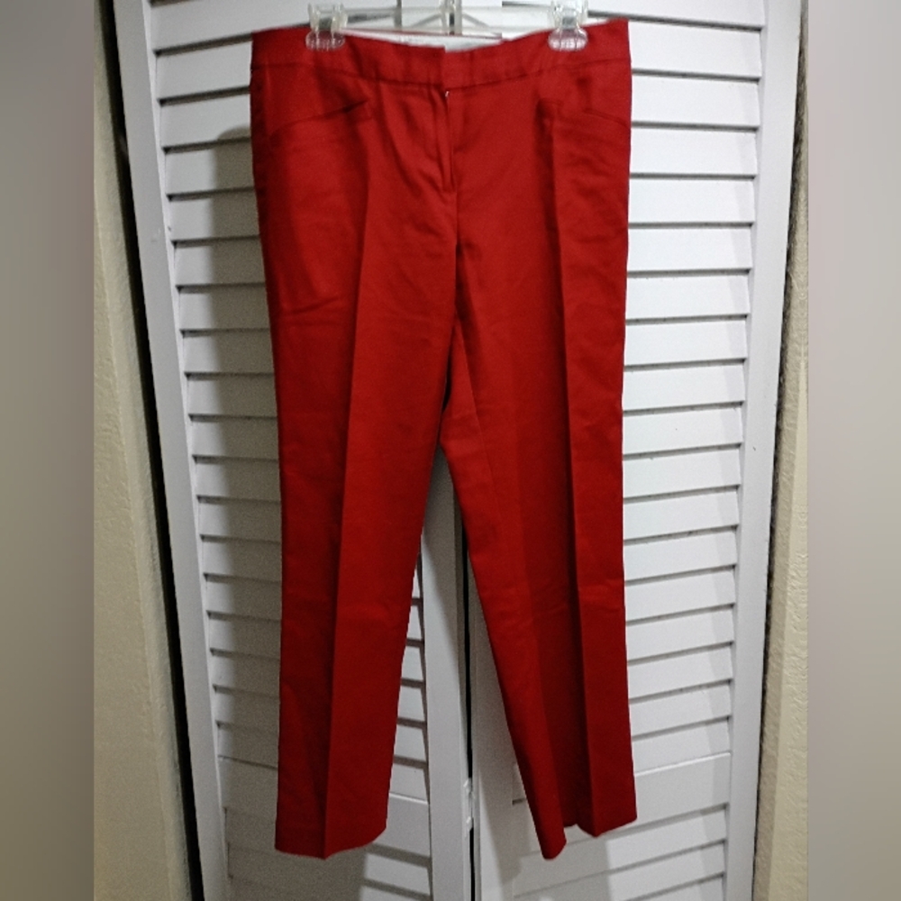 Sandro Studio Vibrant Red Trousers Size 8